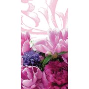 Club Pack of 24 Peony Bloom Floral Printed Hanky Swankies Pocket Facial Tissues