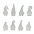 thumbnail image 1 of Kawaii 8x Gnomo enano colgante molde de resina epoxi Diy llavero de Pascua molde de silicona, 1 of 5