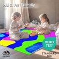 thumbnail image 4 of ODIKA 4'x6' Machine Washable Non-Slip Area Rug, Groovy Hand Shaped Abstract Bath High Traffic Rug, Pink, 148839, 4 of 7