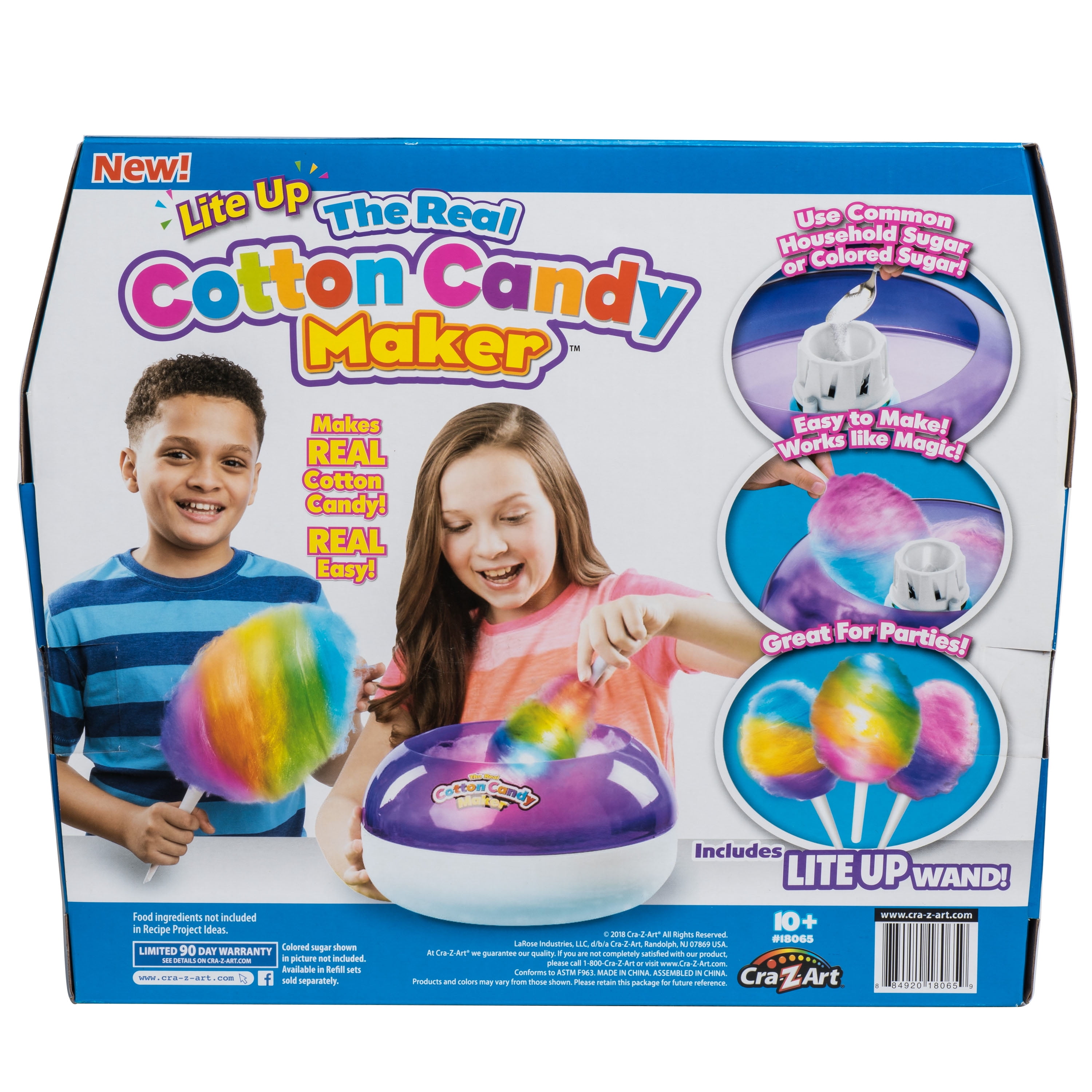 Cra-Z-Art The Real Cotton Candy Maker w/ Light up Wand 