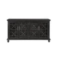 thumbnail image 3 of Coast To Coast Imports Edwardsville Texture Black Four Door Credenza, 3 of 3