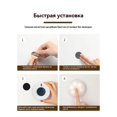 thumbnail image 4 of Lámpara LED portátil con sensor de movimiento, diseño circular moderno, luz cálida para dormitorios y armarios, carga magnética, 1W de potencia, ideal para uso nocturno y ahorro de energía., 4 of 6
