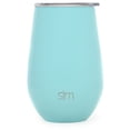 thumbnail image 2 of Simple Modern Spirit 12oz Wine Tumbler Glass with Lid - Vacuum Coffee Mug Stemless Cup 18/8 Stainless Steel -Caribbean, 2 of 7