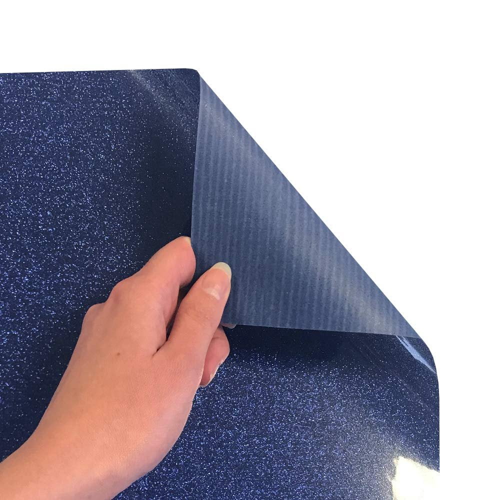 Siser Glitter HTV 20" x 3ft Roll - Iron on Heat Transfer Vinyl Royal Blue