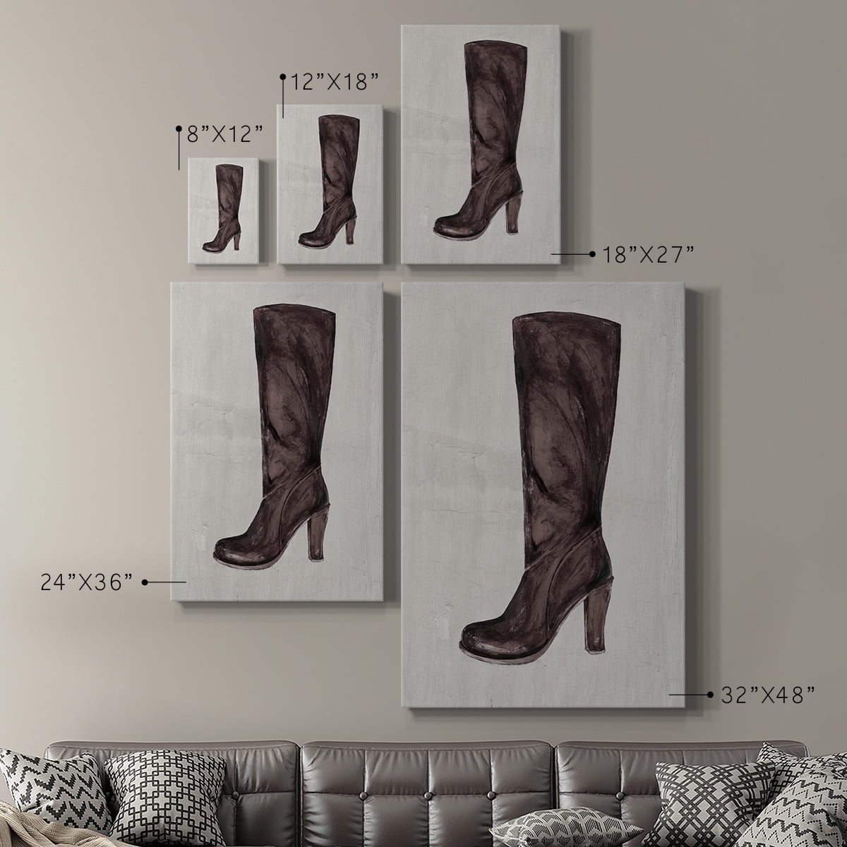 The Shoe Fits III V1 Premium Gallery Wrapped Canvas - Ready to Hang