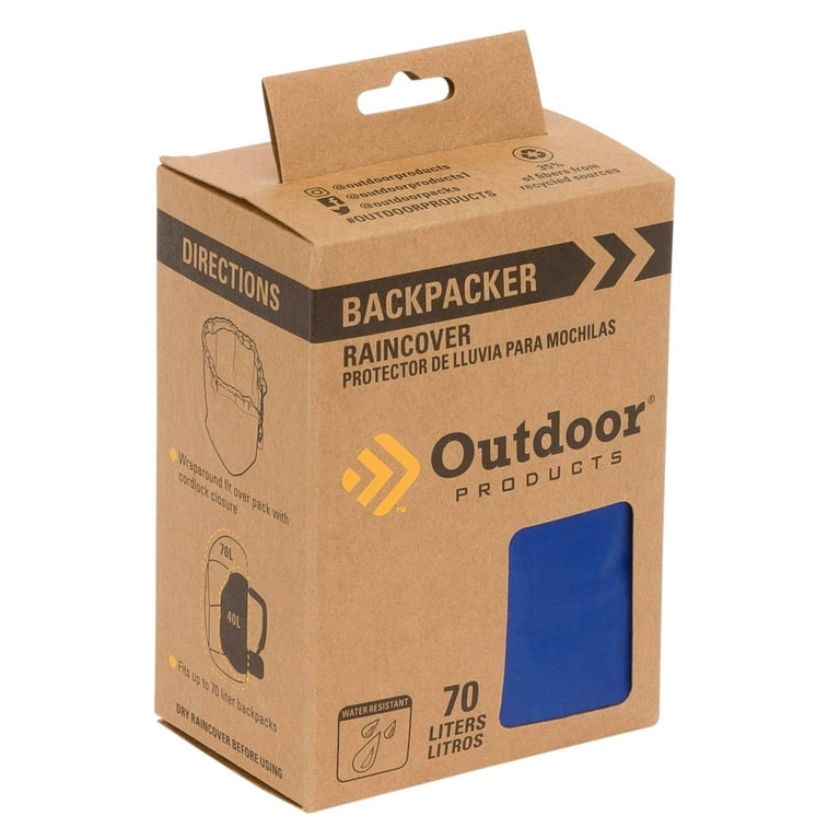 Outdoor Products 70 L Backpack Covers Unisex Blue 34.3 in x 59.5 in Adult Teen Fabric Walmart