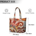 thumbnail image 3 of Rustic Paisley Floral Duffel Bohemian Chic Weekender Bag with Artistic Vintage Pattern, Ethnic Mala Inspired Design, 3 of 5