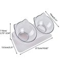 thumbnail image 1 of Comederos para gatos antideslizantes, comederos dobles con soporte elevado, comederos para gatos y perros, productos para mascotas, comederos para cachorros y gatos., 1 of 5