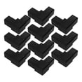 thumbnail image 2 of 10pcs Square Tubing Connector Tube Fittings 2 Way Connector L Shape Tubing Joints, 2 of 5