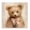 Little Baby Bear Bow, variant on Stupell Industries Traditional Neutral Bull Elk Portrait Canvas Art, 17 x 17, by Tina LeCour