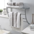 thumbnail image 4 of Organize It All Wall Mount Bathroom Shelf and Towel Bar, 4 of 7