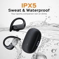 thumbnail image 4 of TREBLAB X3 Pro - Workout True Wireless Earbuds, Comfortable Earhooks, Bluetooth 5.3, Punchy Bass, Noise Isolation, 145H Playtime, IPX5 Waterproof, Sweatproof, 2 Mics for Calls, Sport Bluetooth Earbuds, 4 of 5