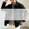 thumbnail image 2 of Lutiedan Mens Button down Jackets Fall Lightweight Vintage Barn Jacket Long Sleeve Corduroy Lapel Outwear with Pockets S-XXL, 2 of 7