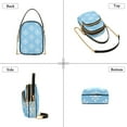 thumbnail image 3 of FORMRS Crossbody Bag for Women Shoulder Cell Phone Purse with Zipper, Snowflake Pattern, 3 of 7