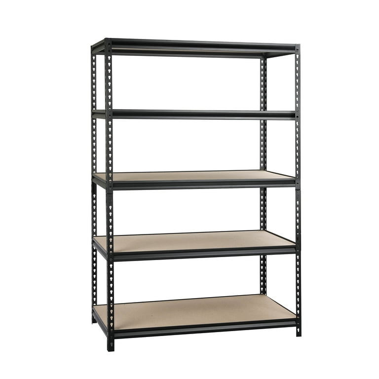 2 pack WORKPRO 48 Inch 5 Tier Freestanding Shelf with Particle Board Shelves 800 lb. Capacity Adult Walmart