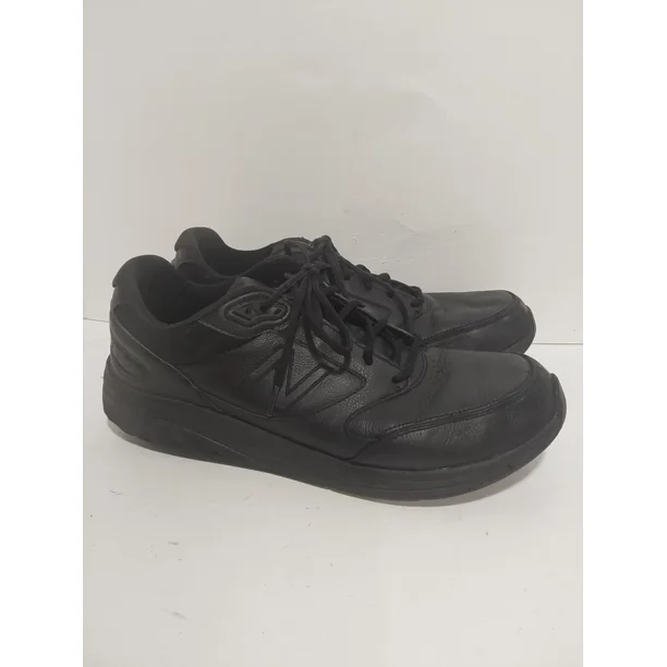 NEW BALANCE 920V2 BLACK LEATHER CASUAL COMFORT WALKING MENS 13D SHOES
