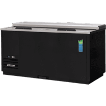 Everest Refrigeration EGC65 Glass and Plate Chillers 2 Solid Lids, 115v, NSF - 21 cu. ft.