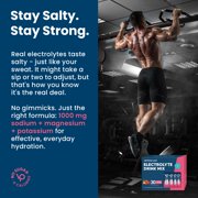 Venture Pal High Sodium Sugar Free Electrolytes Powder Packet - Hydration with Vitamin, Sodium & Potassium, Zero Calories, Vegan, Keto & Paleo Friendly 30 sticks