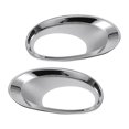 thumbnail image 1 of Cubierta de moldura de luz de niebla Unique Bargains para Honda CR-V 2010-2011, delantero izquierdo, delantero derecho, moldura de lámpara de luz de niebla ABS, 1 par, tono plateado, 1 of 5