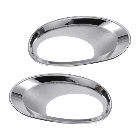 Cubierta de moldura de luz de niebla Unique Bargains para Honda CR-V 2010-2011, delantero izquierdo, delantero derecho, moldura de lámpara de luz de niebla ABS, 1 par, tono plateado