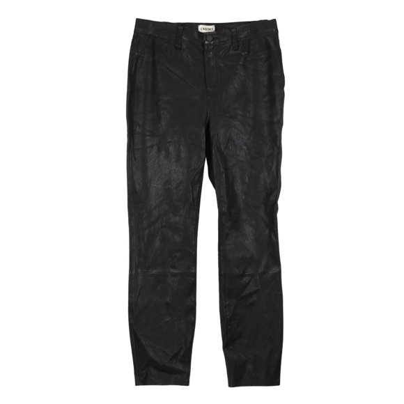 Lagence Women's Black Adelaide Skinny Leather Pants & Capri - 27