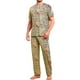 thumbnail image 4 of Conjunto De Pijama Shendy Vendy 2 Piezas Para Hombre Elegante Camisa Pantalon, 4 of 4