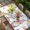 Green, variant on Spring Easter Table Cloths for 5 Foot Rectangle Tables, Watercolor Eggs Gnomes Floral Butterflies Plants Patio Waterproof Elastic Fitted Tablecloths, Washable Rectangular Table Cover for Camping
