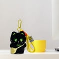 thumbnail image 6 of XINGXIANG Cat Plush Keychain,Cute Keychains,Funny Animal Keyring Charm for Women,Kids ,Car Key Handbag Purse Backpack Decor and Birthday Gift(Yellow), 6 of 6