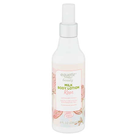 Equate Beauty Rose Milk Body Lotion, 8 fl oz