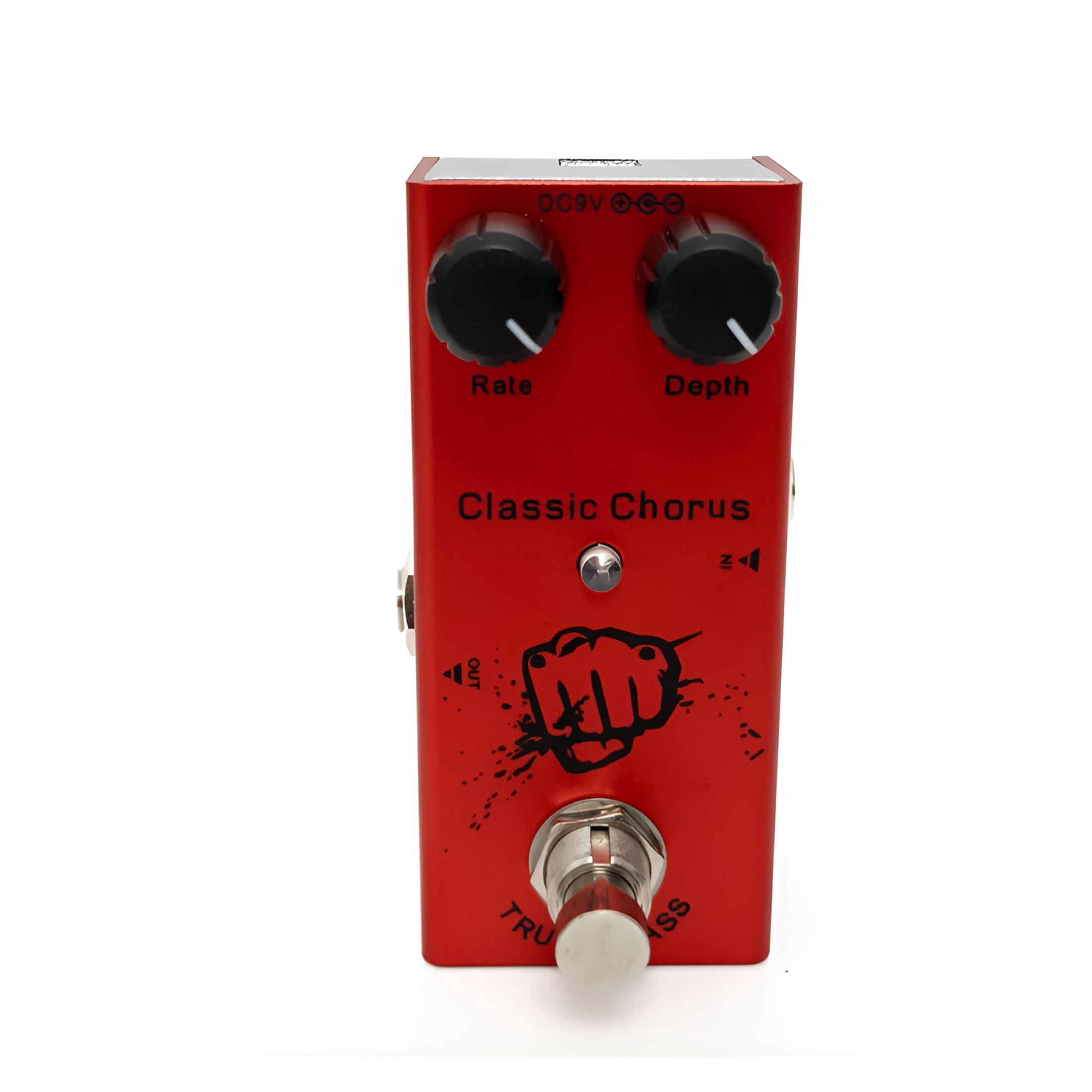 CCOCC Metal Distortion Pedal Overdrive & Reverb Effects Processor Choir Sound Enhancer for Guitar 9.1X4X3.2Cm Compact Size Includes Power Cord Ideal for Metal & Hard Performances