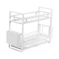 thumbnail image 4 of Plate Holder Organizer Kitchen Cabinet Storage Shelves for RV Home Cupboard Double Layer, 4 of 10