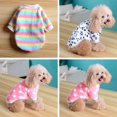 thumbnail image 5 of Fleece Hoodies Jacket Coat Winter Dot Striped Soft Sweatshirt For Chihuahua Small Dogs, 5 of 5