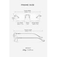 thumbnail image 4 of 2 Pack Rimless Reading Glasses Women Men Stylish Metal Frame Computer Work Book, 4 of 8