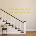 thumbnail image 1 of VWAQ Home is The Starting Place of Love Hope and Dreams Wall Decal Romantic Wall Decor, 1 of 1