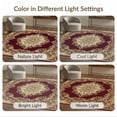 thumbnail image 7 of ODIKA 2'x3' Washable Accent Rug Pet Friendly, Bedside Mat Traditional Way Motif Decorative Border Vintage Hallways for Bedroom, Nursery, RV, 7 of 7