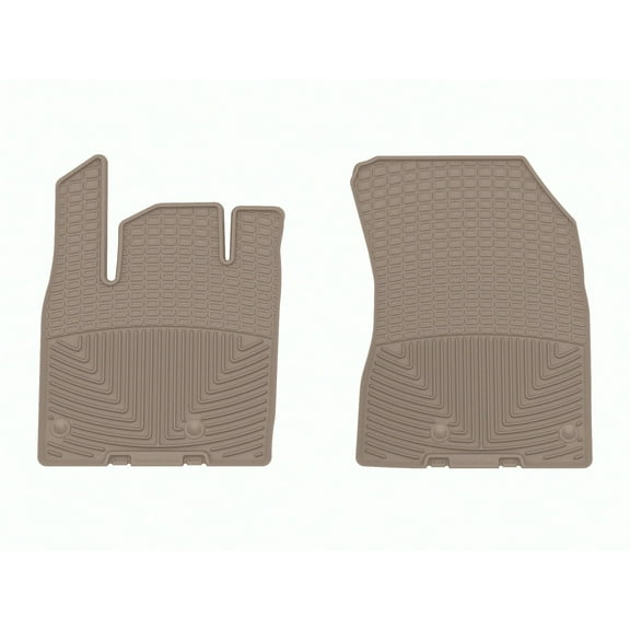 WeatherTech All-Weather Floor Mats compatible with 2023-2026 Nissan Rogue - 1st Row (Driver & Passenger), Tan