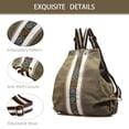 thumbnail image 2 of Mochila Goodhan de lona para mujer, bolsa de viaje antirrobo, 2 of 7