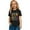 Black, variant on Toddler Shirts Girls 2t 100 Days Of School Print Short Sleeve 100 Days Of School Costume Casual Holidays Tops Toddler Clothes for Girls