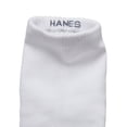 thumbnail image 2 of Hanes Moves Men's Ankle Socks Pack, 4-Pair , 360 Stretch, Lightweight, Moisture Wicking Assorted 1 6-12, 2 of 4
