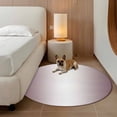 thumbnail image 2 of Round Rugs 3.3Ft, Dark Purple Ombre Round Area Rug Washable Indoor Throw Carpet, Modern Gradient Abstract Art Soft Non Slip Circle Rug for Laundry Room Patio Home Decor Aesthetic, 2 of 8