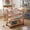 4-Tiers, variant on Zepkd Art Supplies Cart 3-Tier Wood Painting Trolley Studio Taboret Multifunctional Rolling Utility Storage Organizer with Lockable Wheels Natural