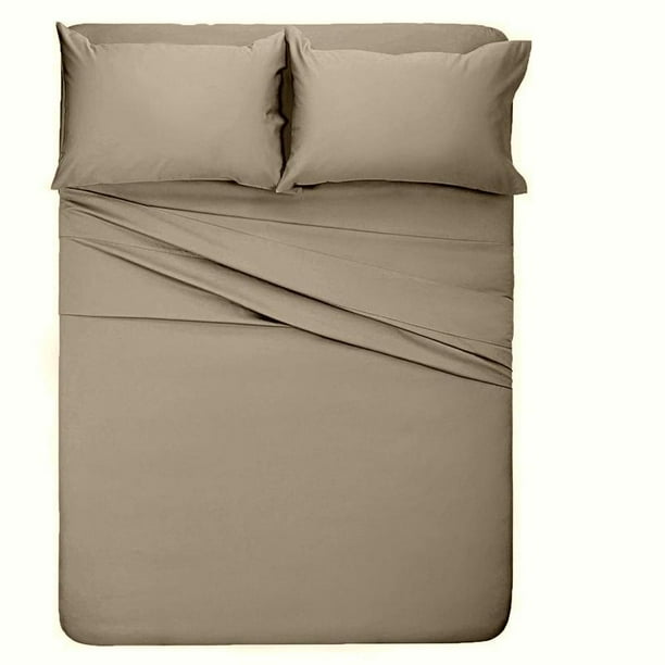Customized Sheet Set For RV Camper King Size (72x80) Solid Beige easy