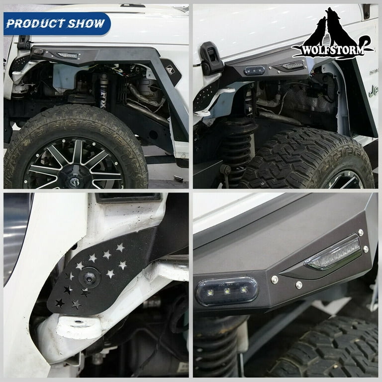2018-2024 Jeep Wrangler JL/Jeep Gladiator JT Fender Flares Sequential –  Winjet Automotive
