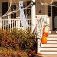 thumbnail image 3 of 1 Pack Halloween Ghost Windsock, Halloween Ghost Flag Hanging Decorations, Wind Sock for outside, 40 Inch Flying Ghost Halloween Windsocks Outdoor for Yard Patio Garden Tree, 3 of 9