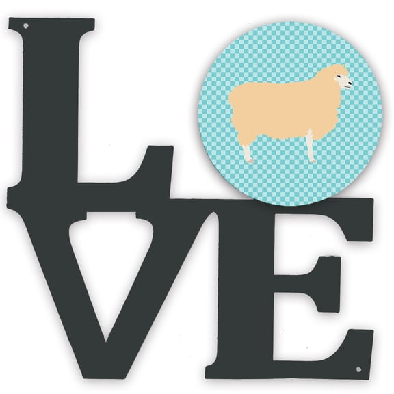 Animal Profile Artwork Metal LOVE Wall Decor