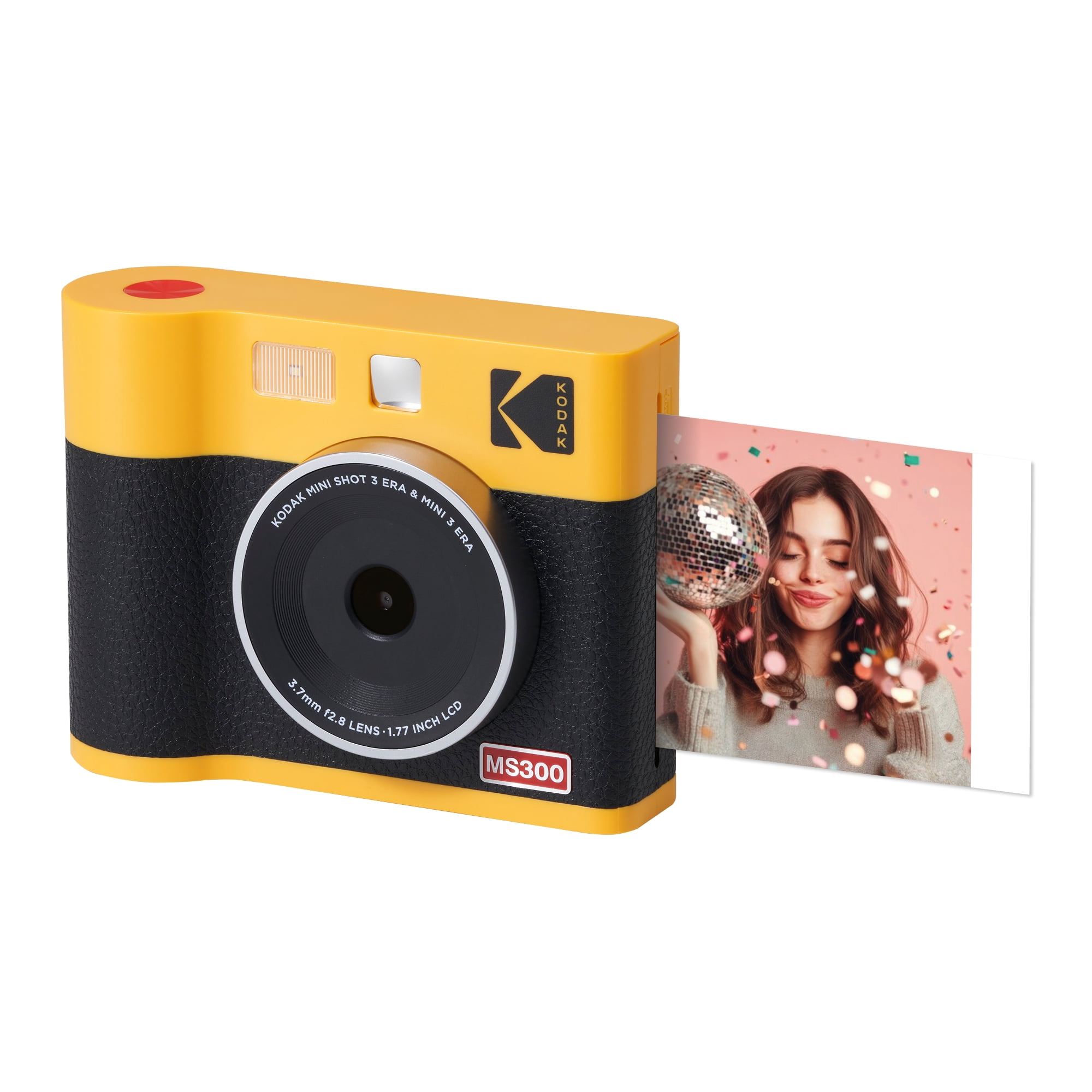 「即売セール」 Kodak Mini Shot 2 RETRO (イエロー) KODAK Mini Shot 2 Retro Digital 4PASS Instant Camera & Photo