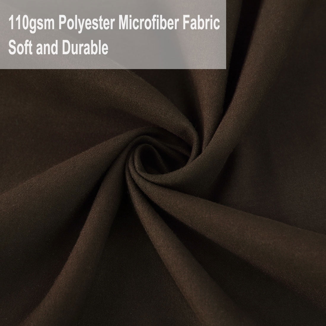 REGALWOVEN 3 Piece Bow Tie Duvet Cover Bedding Set with 2 Pillowcases Twin Dark Brown