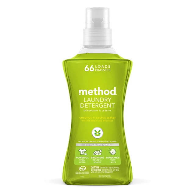 Detergente para ropa Method Liquid Coconut & Cactus Water, 1,58 L
