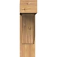 thumbnail image 2 of Ekena Millwork 7 1/2"W x 22"D x 26"H Thorton Block Smooth Bracket w/ Offset Brace, Western Red Cedar, 2 of 25