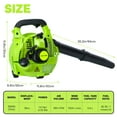 thumbnail image 6 of Piweml Cordless Leaf Blower, 2-Stroke 26cc Gas Powered Leaf Blower 380CFM 180MPH Powerful Clearing Blower Handheld Gas Blower for Lawn Care, Blowing Leaves, Dust, Snow, Gravel for Patio, Yard, 6 of 10